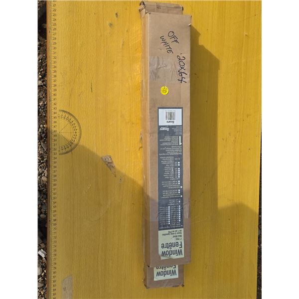 2 Venitian Mini Blinds, 1" PVC 1- 20x 64, 1 - 24x45