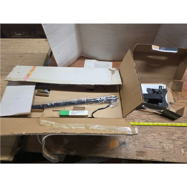 Tv mount and new pole lamp