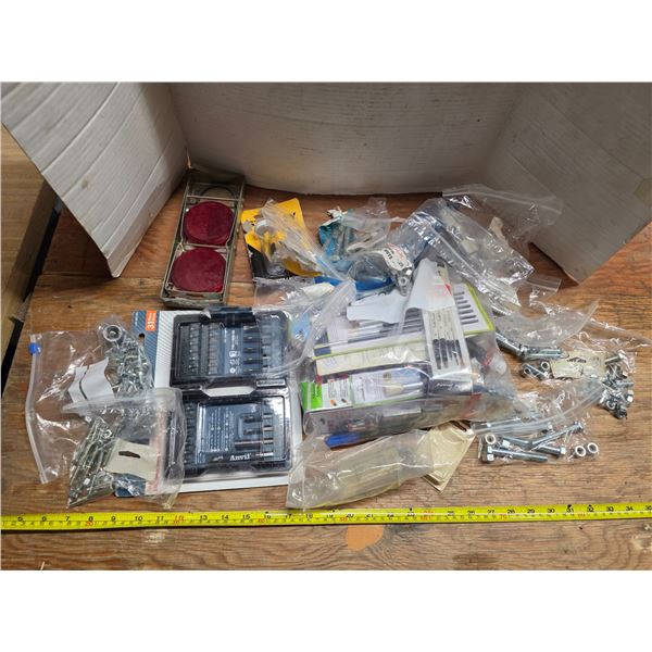 Lot of hardware, bolts and screws