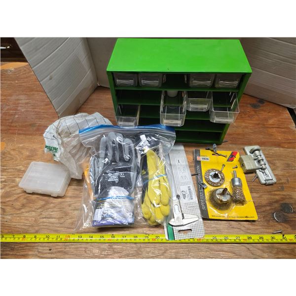 parts organizer and hardware