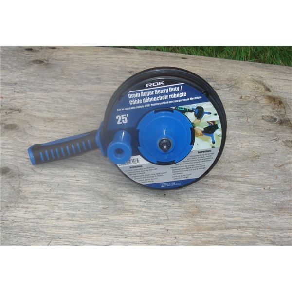 ROK Heavy Duty Drain Auger