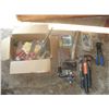 Image 1 : Box Of Tools  Hammers  Axe Head Wire Brush Etc