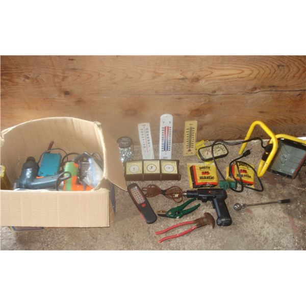 Box Thermometers  Putty  Light Etc