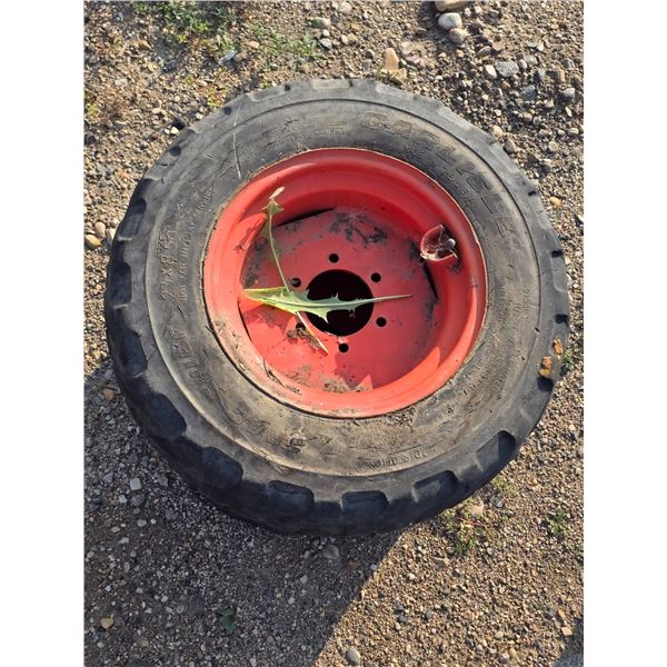 2 tires with rims- 6 bolt- 23x8.50-12