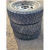 Image 2 : 3 goodyear tires with rims- 6 bolt- LT265/75R16