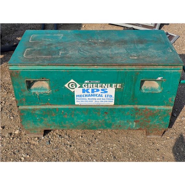 Green construction tool box- 48" by 24" by 29"H