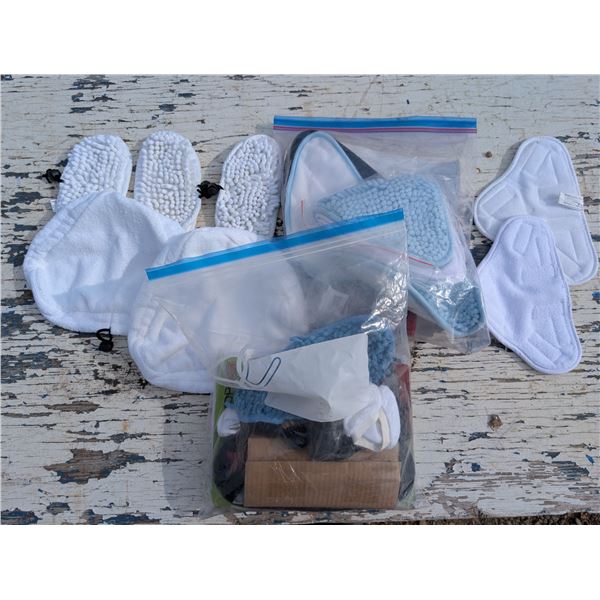 Bag of Cleaning Hand Mops and etc.