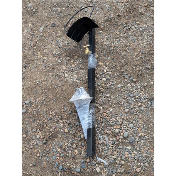 Post Style Garden Hose Hanger 12 x8 3/4 x51  (good Condition)