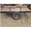 Image 6 : Small 8ft by 5ft single axle utility trailer - no vin