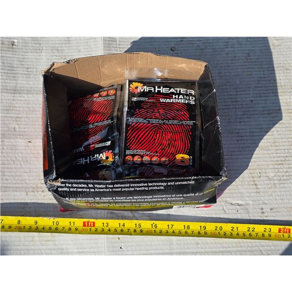 Box of mr heater hand warmers