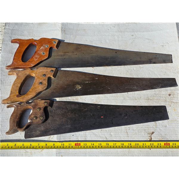3 handsaws