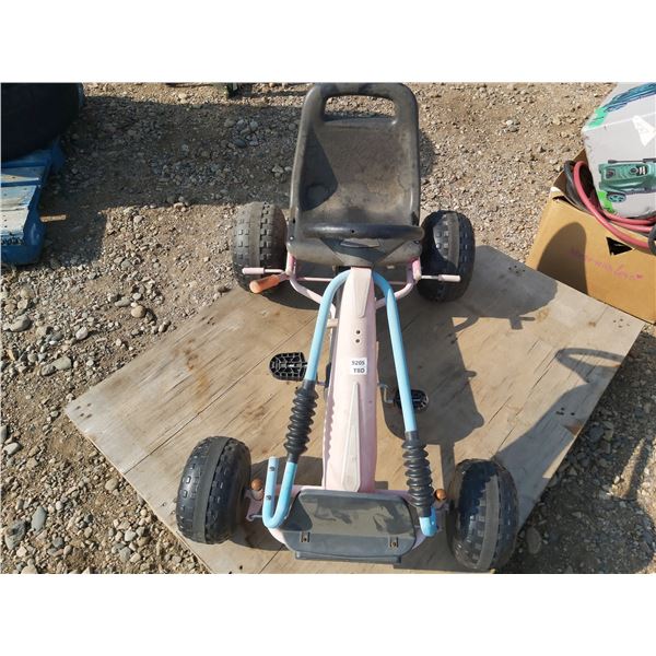 Kids pedal car (pedal go-kart)