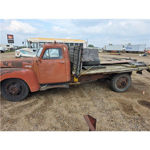 1953 1 ton chevy 1100 truck-Vin:3114303290 sask plated