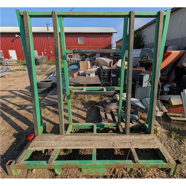 85"x83" L Rack For Window Frames Transport