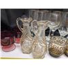 Image 6 : Lot of Misc. glass(Olympic Wine Glasses, Red Glasses, and etc.)