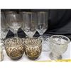 Image 7 : Lot of Misc. glass(Olympic Wine Glasses, Red Glasses, and etc.)
