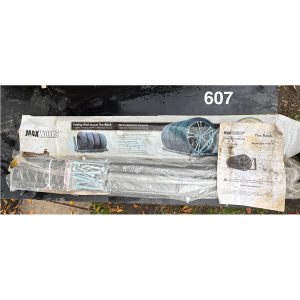 Folding Wall Mount Tire Rack