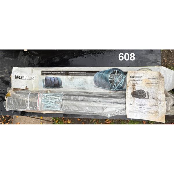 Folding Wall Mount Tire Rack