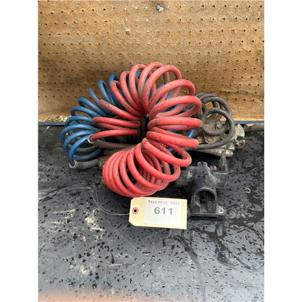 2 Air lines/Electric cord/ Air line holder