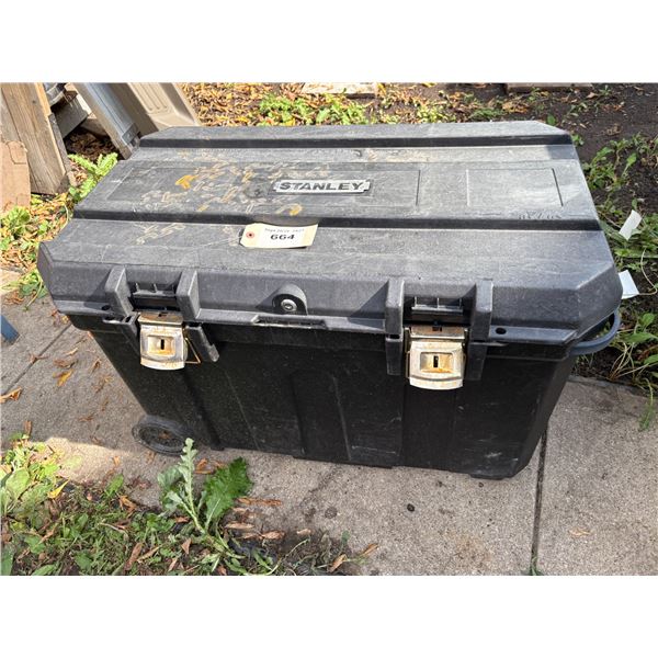 Large Stanley rolling tool box