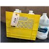 Crate of 4L jugs hand sanitizer