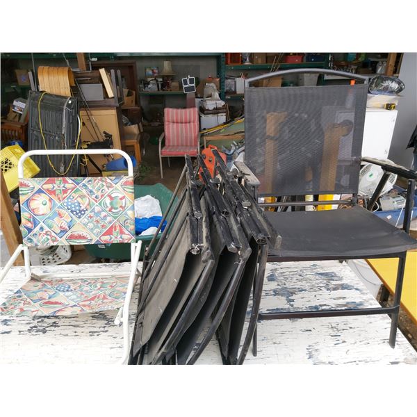 Colorful folding beach chair\Black mesh patio chairs with armrests