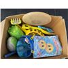 Lot of Kids toys (Plastic sand toys, Frisbee, soft toy ball)