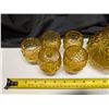 Image 4 : Lot of Amber Depression Glass
