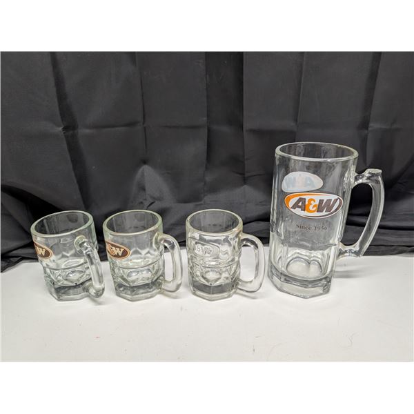 Lot of ANW Glasses (3) Small (1) Large