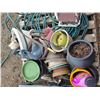 Garden supplies- hoses, pots, décor