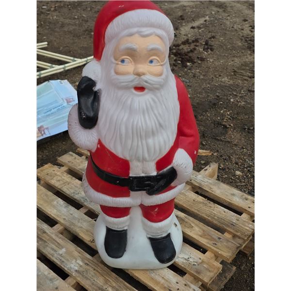 Santa light statue- plastic- 31"H