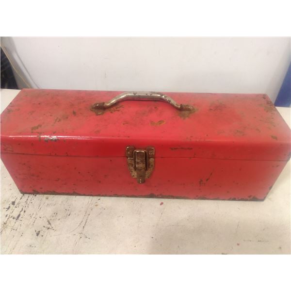 tool box with assorted tools