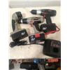 Image 1 : 2 cordless Craftsman drills and flashlight with batteris and charger