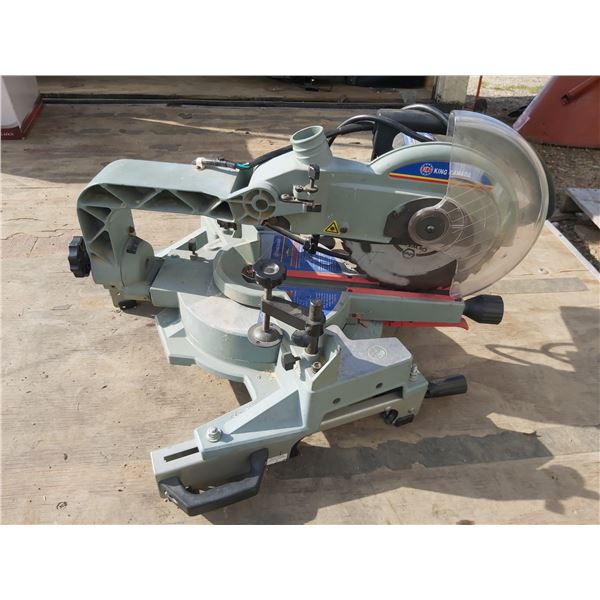 Sliding compound miter saw with laser guide system 10"