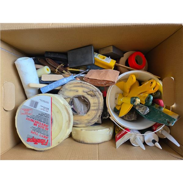Painting supplies- rollers, brushes