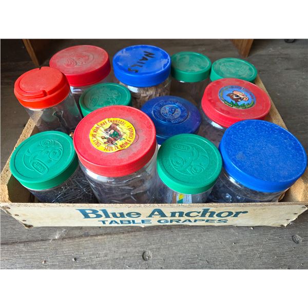 Lot of hardware, screws and nails