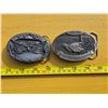 Image 1 : Saskatchewan wilderness federation and desert storm belt buckles