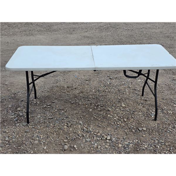 Folding table- 29" by 72" by 30"H
