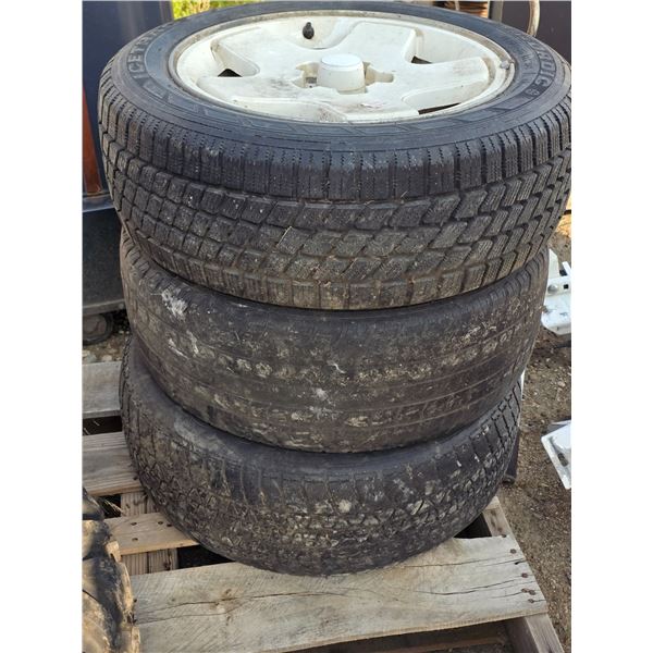 Icetrac tires x 3- P205/5R12