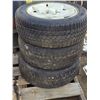 Image 1 : Icetrac tires x 3- P205/5R12