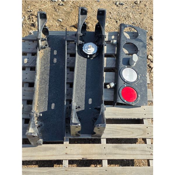 Cross members for kenworth truck and rear light mount