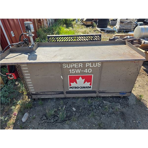 1300L oil tank with pump