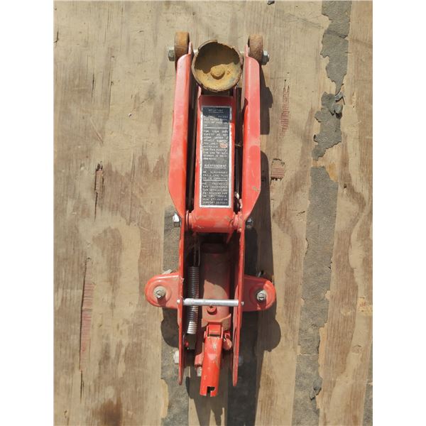 Hydraulic floor jack (Red)