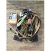 Image 1 : Lots of misc. tools (Electrical gear, Cables, belt)