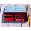 Image 3 : Red tool Box w/ Misc. Sockets (ok Condition)