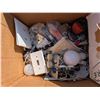 Image 1 : Box of Misc. Light Related Items (Light Bulbs, Switches, covers, and etc.)