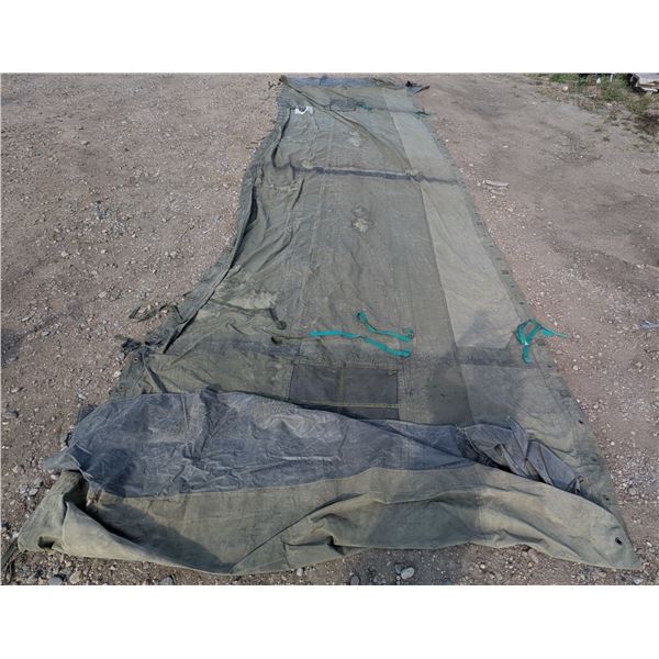 Military Type Tarp Tent Possibly (312" (26FT) x 98" (8.2FT)