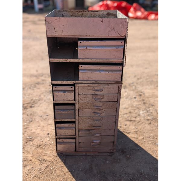 Metal tool/ Tool Parts Chest Box (41"x19"x17.5")