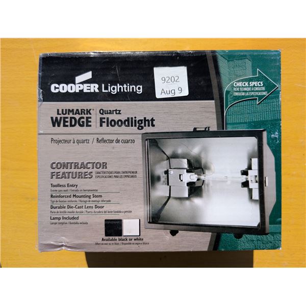 As Brand New Never opened Copper Lighting Lumark Wedge Flood Light