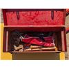 Image 2 : Red tool Box (21"x9"x9") (ok Condition) w/ Misc. Tools